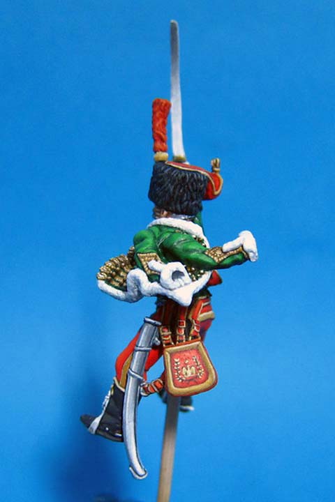 Husar francés del 7th de Husares en Waterloo - Escala 28mm