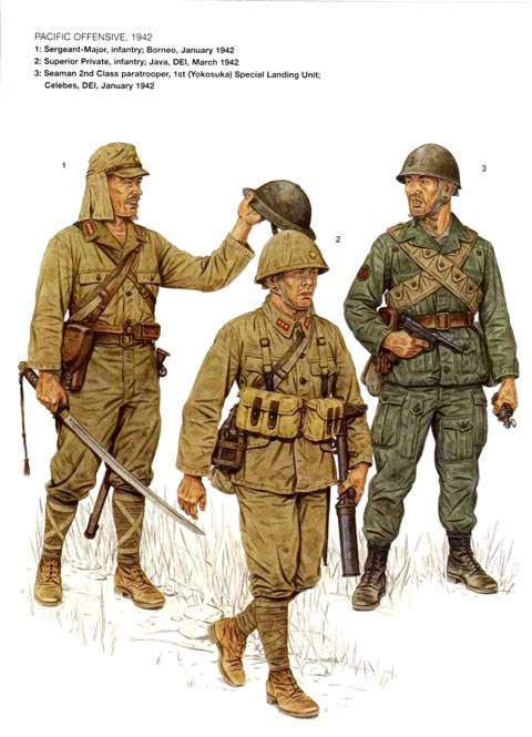 Ejercito Japones durante la ofensiva del Pacifico 1942