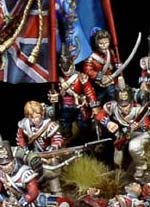 Diorama 23 Regt Fusileros Galeses en la Albuera - Escala 28mm