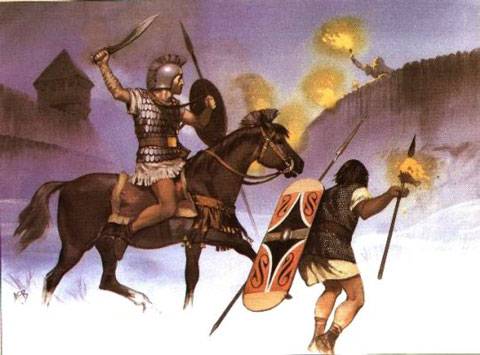 Ataque a un Fuerte Romano