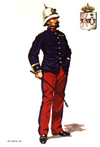 JEFE DE BATALLON INFANTERIA EN FILIPINAS RGTO. PRINCIPE Nº3 - 1893